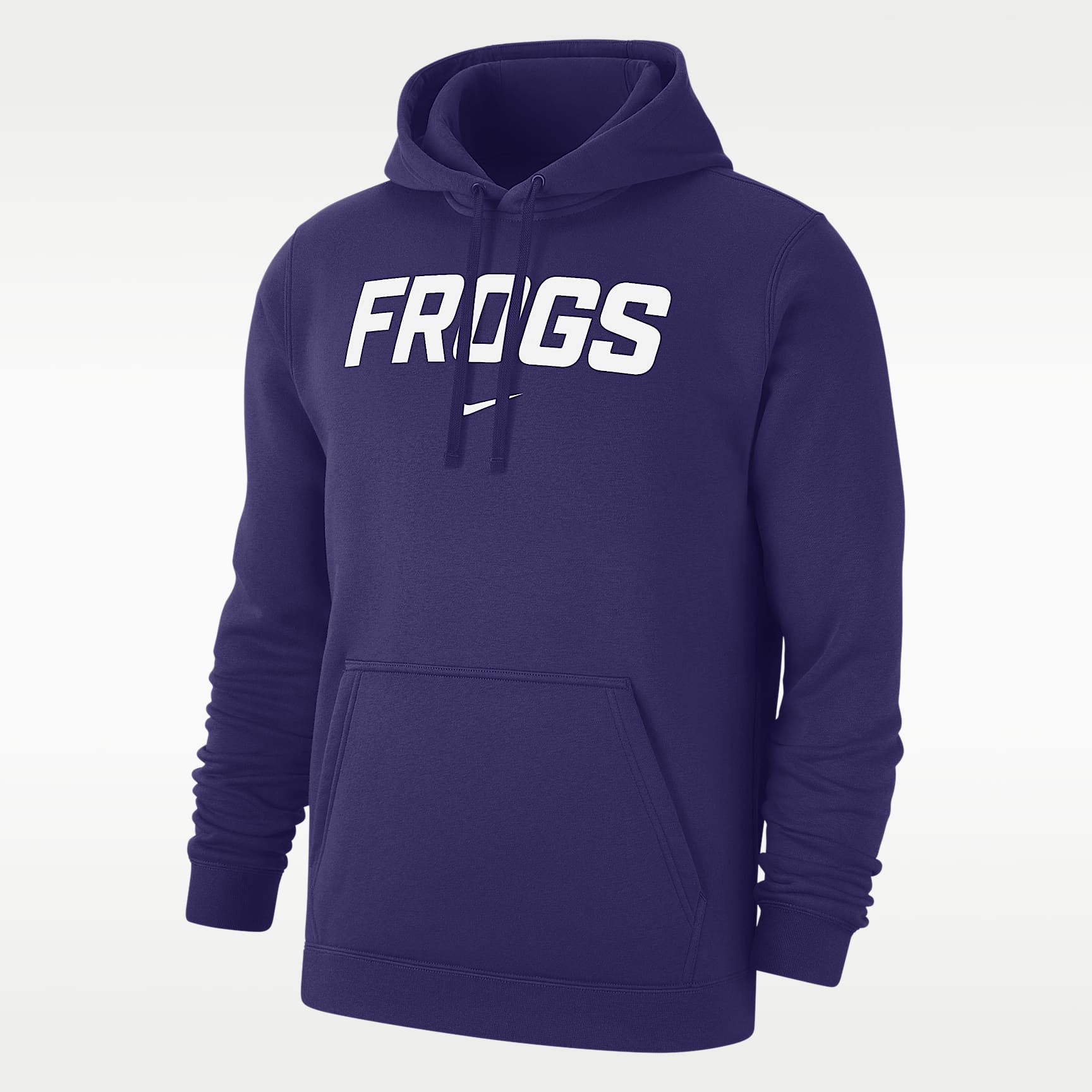 TCU Club Fleece Men's Nike College Pullover Hoodie. Nike.com